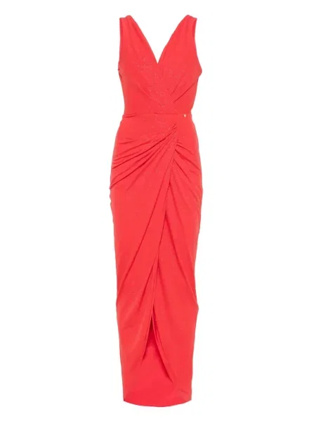 Rochie maxi Nissa de costum roșu