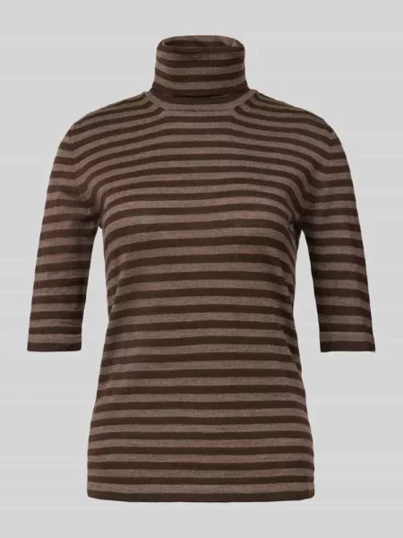 Sweter z dzianiny z golfem model ‘VADIUS’ Mm By Max Mara