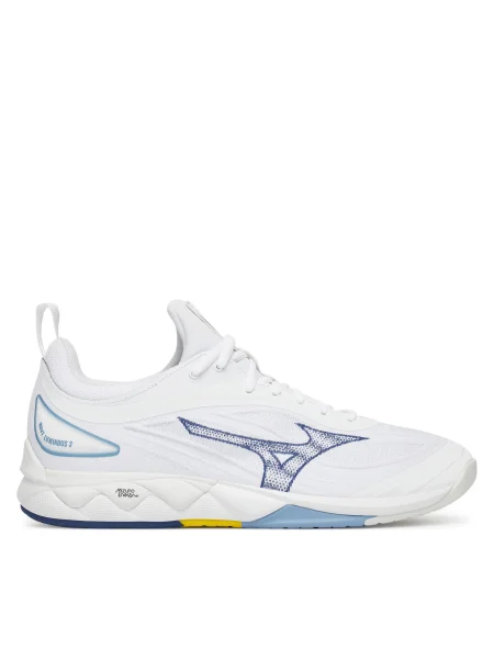 Volejbalové topánky Mizuno Wave Luminous 3 biele/bellwether modré/belairblu biela