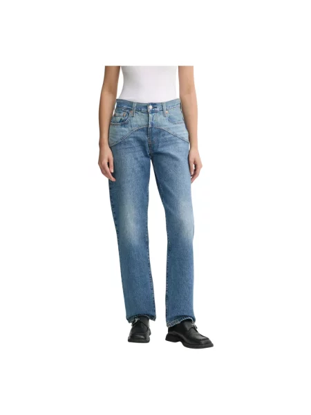Jeansy straight leg Levi's niebieskie