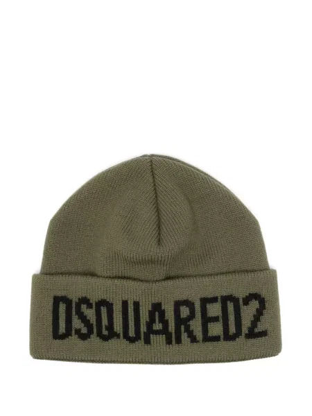 Căciulă Dsquared2 de lână verde