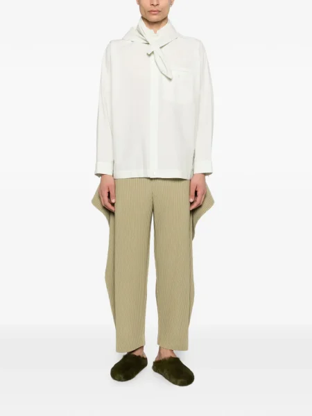 Dlouhá košile Homme Plissé Issey Miyake zelená