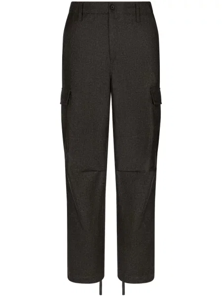 Pantaloni cargo Dolce & Gabbana de lână gri