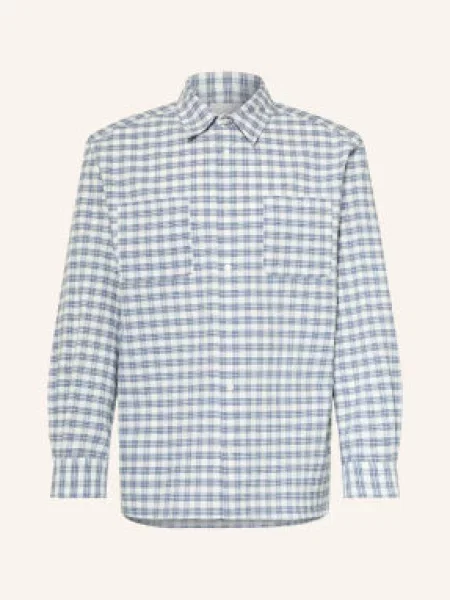 A.P.C. Košile Malcom Comfort Fit režná / tmavě modrá