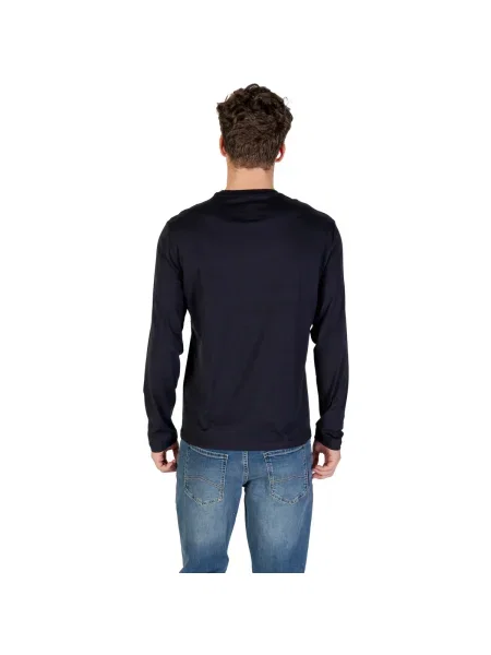Tricou cu mânecă lungă Eax negru
