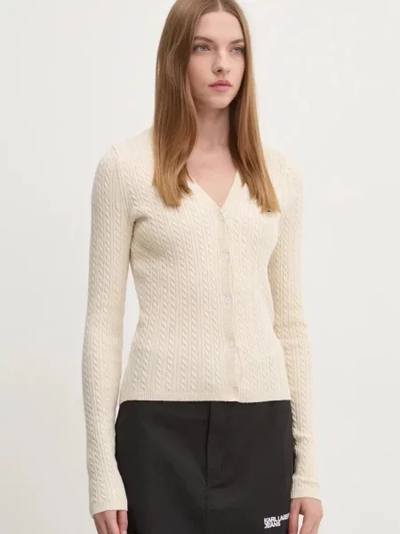 Tommy Jeans Cardigan ESSENTIAL bej