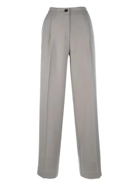 Pantaloni Cruna plisate gri
