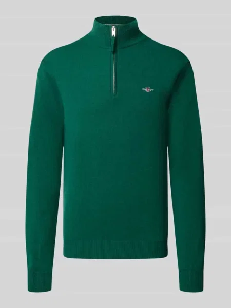 Sweter z czystej wełny Gant zielony