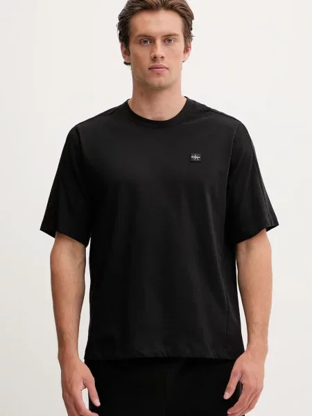 Calvin Klein Performance T-shirt treningowy z bawełną czarna