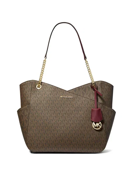 Geantă shopper Michael Kors maro