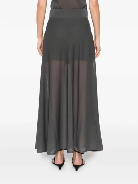 Fustă midi Drykorn evazată gri