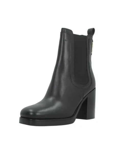 Chelsea boots Tommy Hilfiger s hranatými špičkami čierna