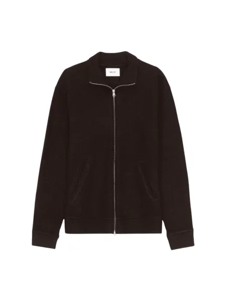 Bluza rozpinana Nn07 wełniana brązowa