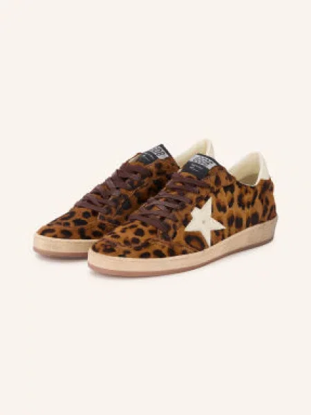 Golden Goose Sneakersy Ball Star / tmavě / krémová hnědá