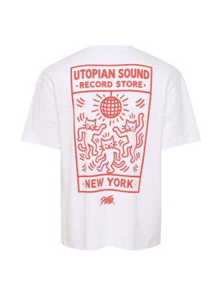 Only & Sons Tričko ONSFRED červená biela
