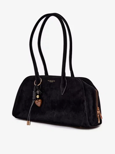Geantă Flora & Co din piele negru