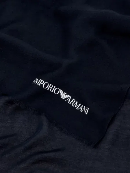 Κασκόλ Emporio Armani με σχέδιο μπλε