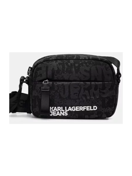 Nerka Karl Lagerfeld Jeans z logo czarna