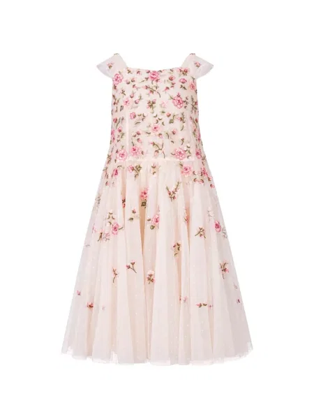 Sukienka maxi dziecięca Needle & Thread różowa