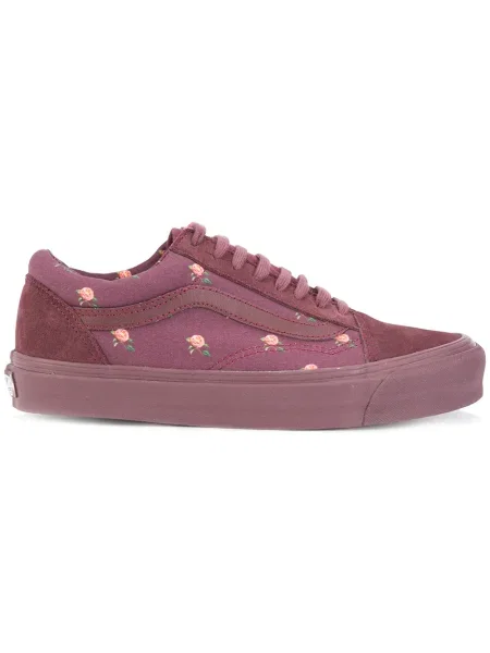 Gėlėtos mažas sportbačiai Vans Old Skool raudona