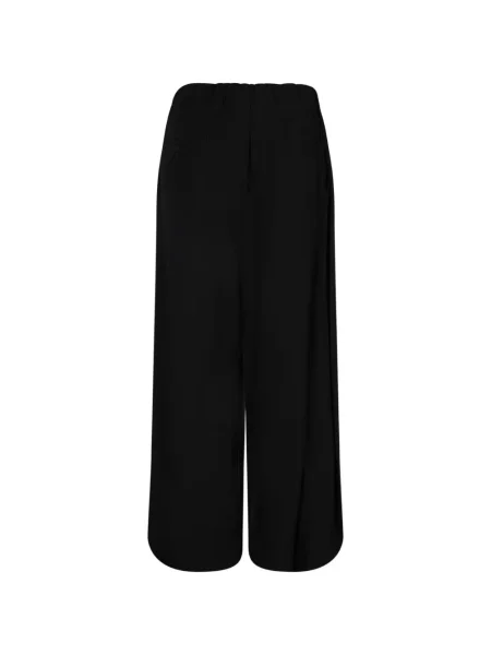 Pantaloni palazzo Issey Miyake plic negru