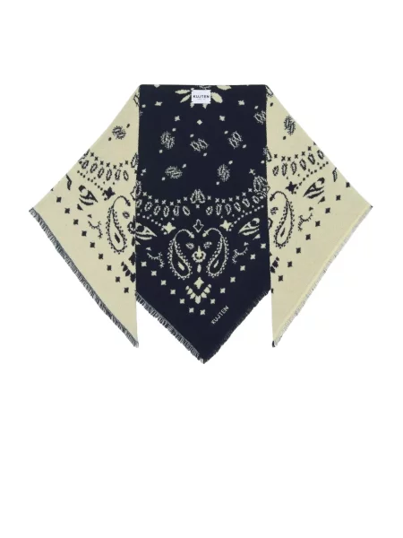 Κασκόλ Kujten με σχέδιο paisley κίτρινο