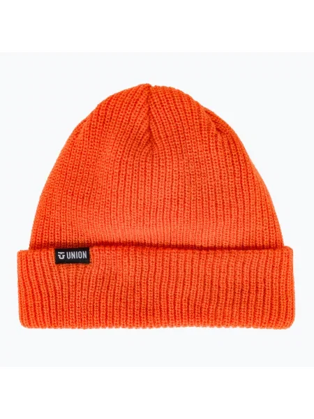 Шапка бини Union оранжевая