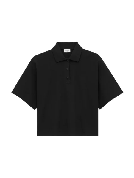 Koszulka polo Saint Laurent czarna