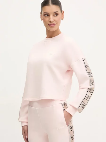 Суитчър Guess с апликация розово