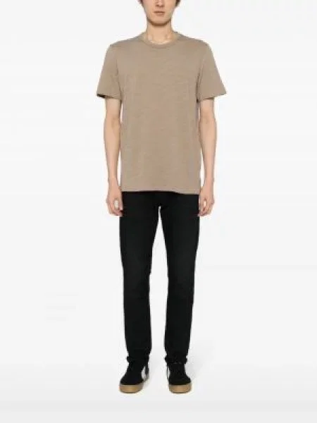 Klasikinio marškinėliai Rag & Bone ruda