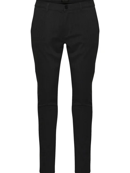 !Solid Chino kalhoty DS FREDERIC antracitová