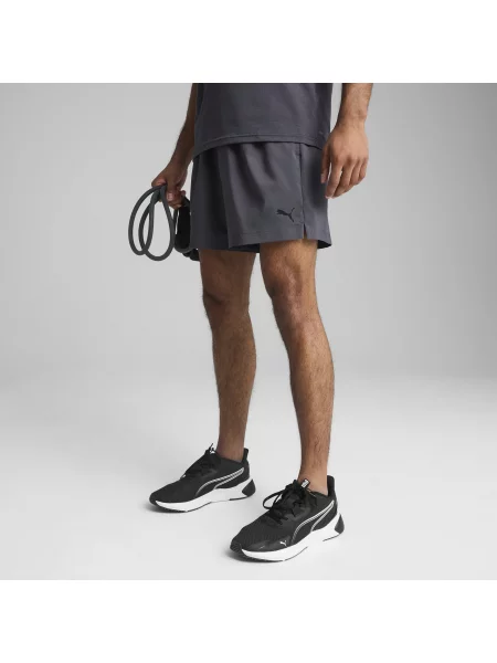 PUMA tkane szorty TAD ESSENTIALS 5" Akcesoria S szary