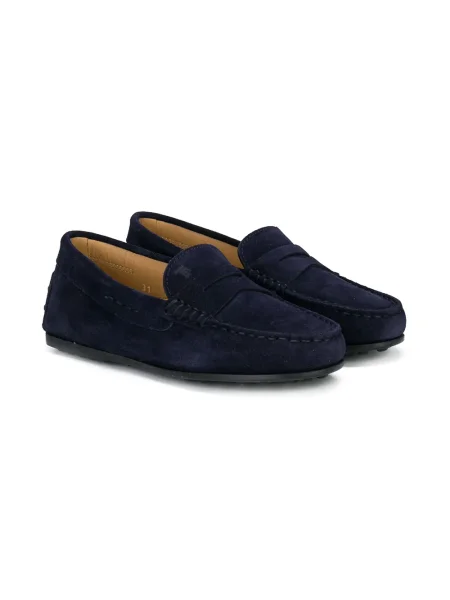Mokasyny dziecięce Tod's niebieskie