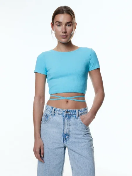 EDITED Tricou River deschis albastru