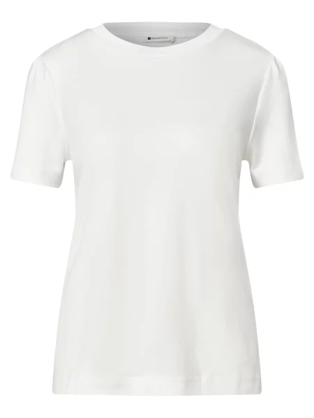STREET ONE Tricou murdar alb