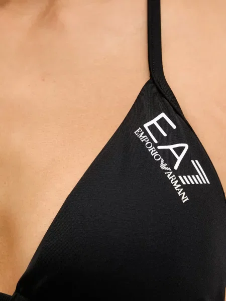 Bikini Ea7 Emporio Armani cu imagine negru