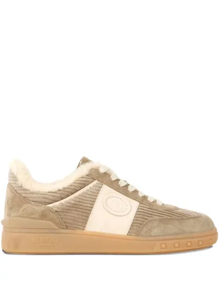 Sneakerși Valentino Garavani cu șireturi din dantelă