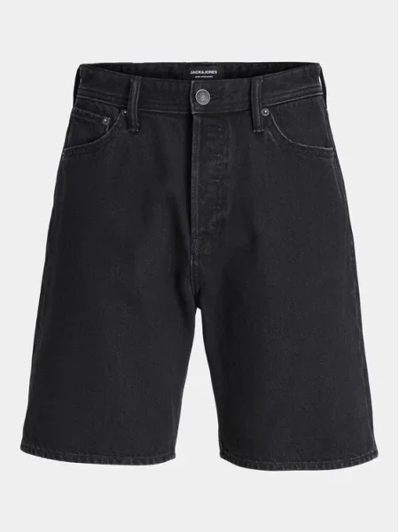 Jack&Jones Džínsové šortky Tony čierna