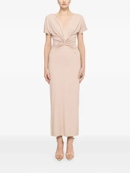 Sukienka maxi Nissa z dekoltem w serek