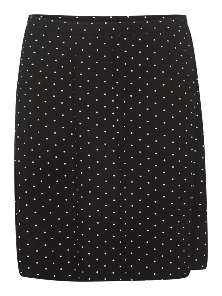 KAFFE CURVE Sukně Rachel černá bílá