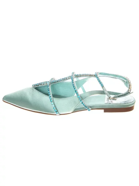 Balerinki Jeffrey Campbell niebieskie