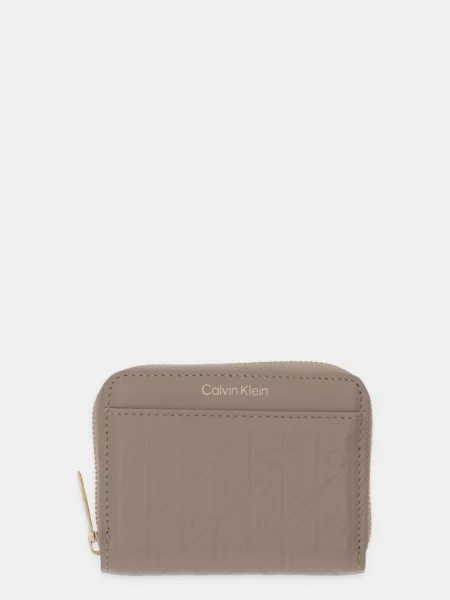 Calvin Klein Kožená peněženka béžová