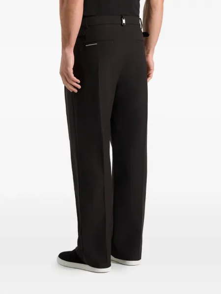 Plisované kalhoty Manière De Voir černé