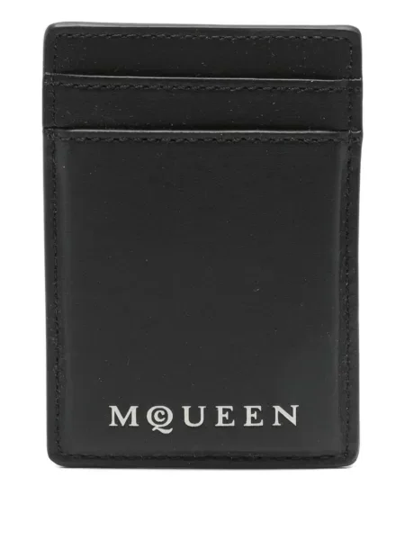 Portofel Alexander Mcqueen din piele negru
