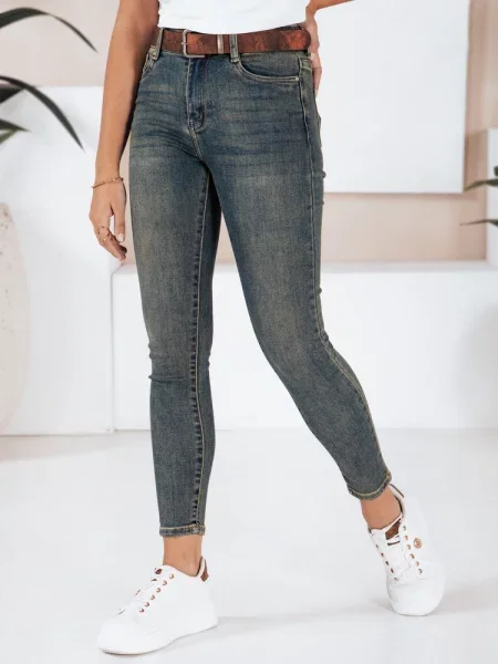 Jeansy skinny Dstreet niebieskie