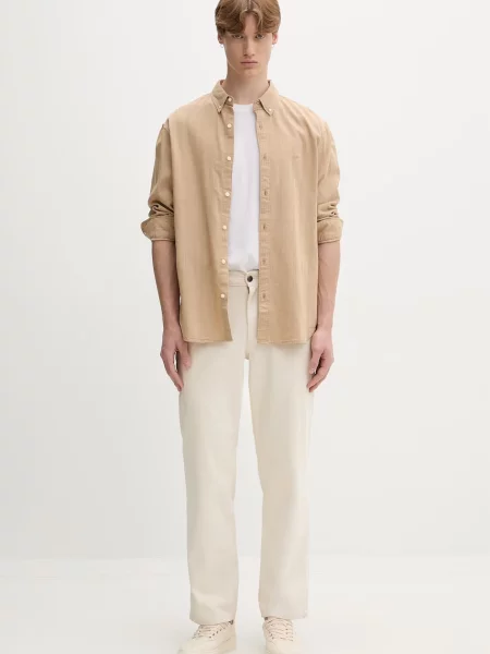 Levi's srajca z lanom AUTHENTIC BUTTON DOWN bež