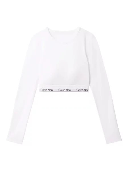 Długa koszulka Calvin Klein Underwear biała