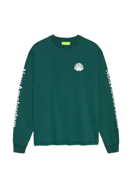 Pulover New Amsterdam cu imagine verde