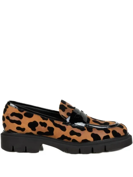 Kožne loaferice Luca Grossi smeđa