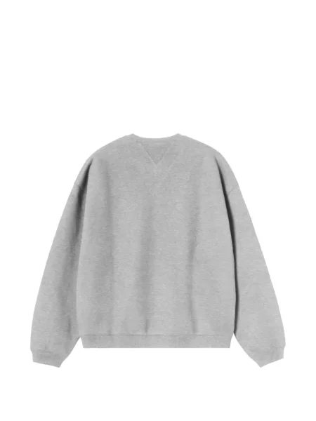 Hanorac Carhartt Wip cu autograf gri
